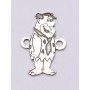 Charm Fred Flintstone din argint 925 pentru brățară 15.5x10.5mm E0639-G