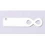 Pandant din argint placuta cu infinit personalizabila 42x10mm 0.3mm E0652 N