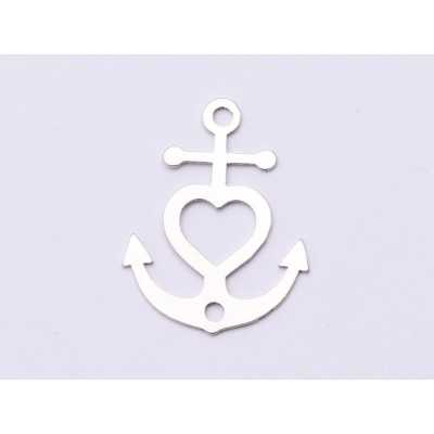 E0867 -N-Link Argint 925 Ancora 22x17mm, 0.50mm