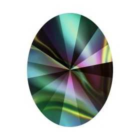 P2900-Swarovski Elements 4122 Rainbow Dark Foiled 14x10,5mm