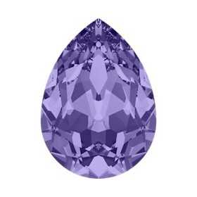 P3420-Swarovski Elements 4320 Tanzanite Foiled 10x7mm 1 buc