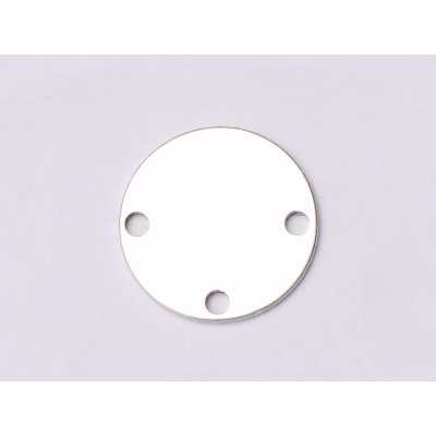 E1101-N-Banut argint 925 cu 3 gauri 10mm 0.5mm grosime- 1buc