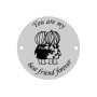 Banut din Argint 925 gravat "You Are My Best Friend Forever" 16.5 mm pentru bratara E0514