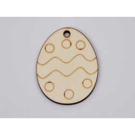 L101- Decupaj ou din lemn v3 5x7cm 1buc
