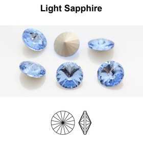 P4174 Cristal Preciosa, MC Rivoli Maxima Light Sapphire SS 39 8mm - 1 buc