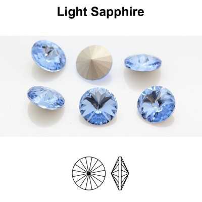 P4174 Cristal Preciosa, MC Rivoli Maxima Light Sapphire SS 39 8mm - 1 buc