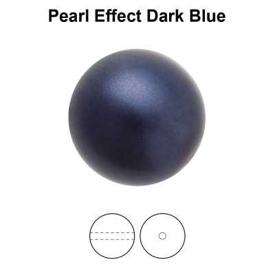 0270-Preciosa Pearl Nacre Round Dark Blue Pearl Effect 12mm