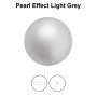 0440-Preciosa Nacre Pearl Round Maxima Light Grey Pearl Effect 10mm