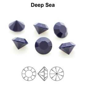 0465-Cristal Preciosa, MC Chaton Maxima Deep Sea Pure PP9 1.5mm - 50 buc