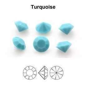 0537-Cristal Preciosa, MC Chaton Maxima Turquoise Pure PP9 1.5mm - 50 buc
