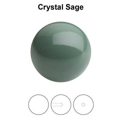 0284-Round Pearl Maxima 1/2H Sage 10mm