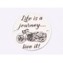 E1335-GS-Link argint 925 Life is a journey... live it! 16,5mm - 1buc