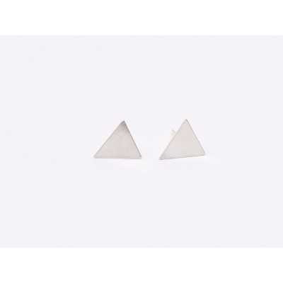 E1388 N Cercel triunghi din argint 925 10x9.7x0.5mm