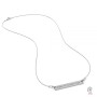 G1026-Lant argint simetric pentru link-uri 20+20cm