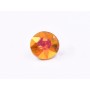0606-Austria Chaton Round Stone, 6mm, Crystal Astral Pink Silver Foiled- 1 buc