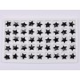 P4556-Cristal Star Fancy Stone, 10mm, Jet - 1 buc
