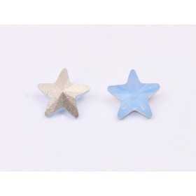 P4562-Cristal Star Fancy Stone, 10mm, Sapphire Opal Silver Foiled - 1 buc