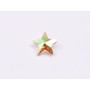 P4590-Cristal Star Fancy Stone, 10mm, Crystal Sun Silver Foiled - 1 buc