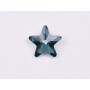 P4601-Cristal Star Fancy Stone, 10mm, Denim Blue Silver Foiled - 1 buc