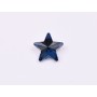 P4606-Cristal Star Fancy Stone, 10mm, Montana Silver Foiled - 1 buc
