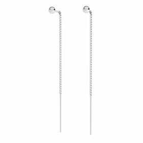 G0122-Cercei lantisor de 90mm cu biluta de 5mm-1 buc