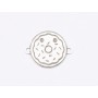 E1733 G Link Ag 925 Donut 14x11x0.3mm 1 buc