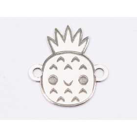 E1740 G Link Ag 925 Ananas 11x10x0.3mm 1 buc