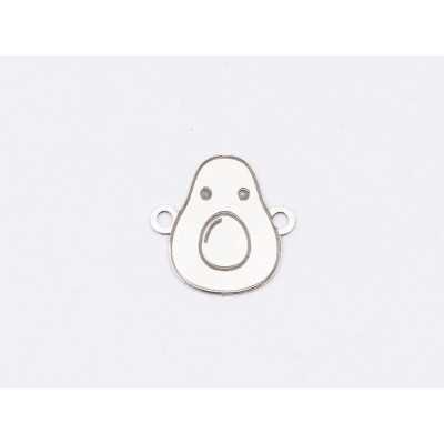 E1742 G Link Ag 925 Avocado 11x11x0.3mm 1 buc