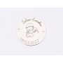 S139 - Banut din argint pentru botez de 16.5mm cu ingeras