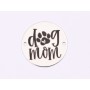 Banut conector argint 925 Dog Mom 16.5 mm pentru bratara E1757
