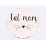 Banut conector Cat Mom din argint 925 16.5 mm E1761
