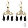 Bază cercei chandelier din argint 925, conector filigran 19.5x11.6mm G0816