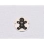 E1891 GS Link Ag 925 Christmas Tree , 12mm - 1 buc