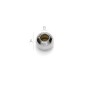 Biluta distantier Argint 925 2.5x1.2 mm pentru bijuterii, 3 mm, 1 bucata G0855