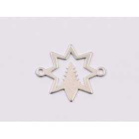 E1907 N Link Ag 925 Bradut, 14.5x17mm, 0.5mm - 1 buc