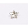 P4622-Cristal Star Fancy Stone, 10mm, Crystal Silver Shade Silver Foiled - 1 buc