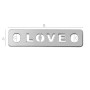 Charm "Love" decupat argint 925, 25 mm G0869 N