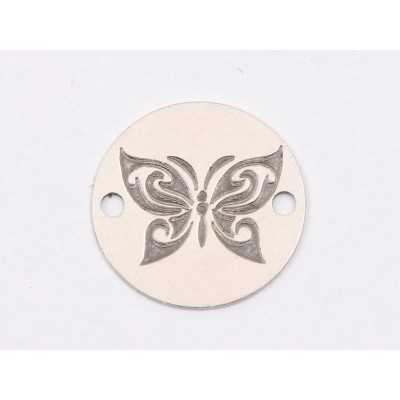 E1933 G Link Ag 925 "Fluture stilizat" 12mm- 1 buc