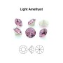 0298-Preciosa Chaton Maxima Light Amethyst PP7 1.4mm - 50 buc