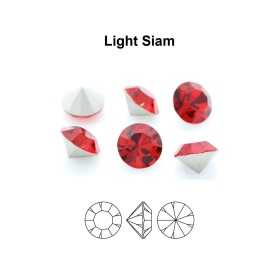 0334-Cristal Preciosa, MC Chaton Maxima Light Siam PP5 1.25mm - 50 buc