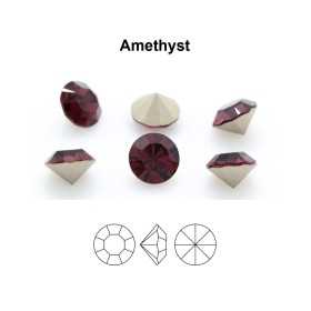 0556-Cristal Preciosa, MC Chaton Maxima Amethyst PP18 2.45mm - 50 buc