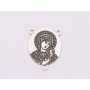 Iconiță Maica Domnului cu Pruncul din argint 925, 3 anouri 17.5x13.5mm E1986-G