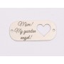 Pandantiv Plăcuță Argint 925 „Guardian Angel” – Înger Păzitor 26.5x12mm E1988
