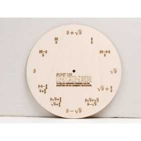 L1108 -Decupaj ceas formule matematice 30cm - 1 buc