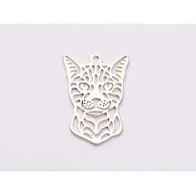 Pandantiv Pisică Filigranată Argint 925 18.5x12.5mm E2013