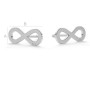 Tije cercei infinit din argint 925, 5x12 mm G0965