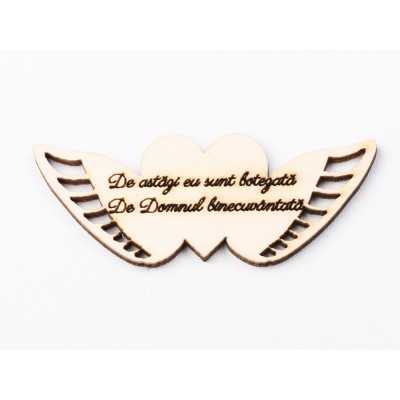 L1192-Decupaj tematica Eveniment special fetita, 8x3.5 cm - 1 buc