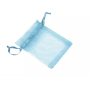 D007-Saculet din organza azur 9x7cm-1 buc