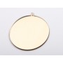 L1276 Glob de craciun din oglinda acrilica aurie blank