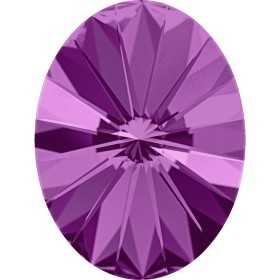 2648-Swarovski Elements 4122 Amethyst Foiled 8x6mm 1 buc